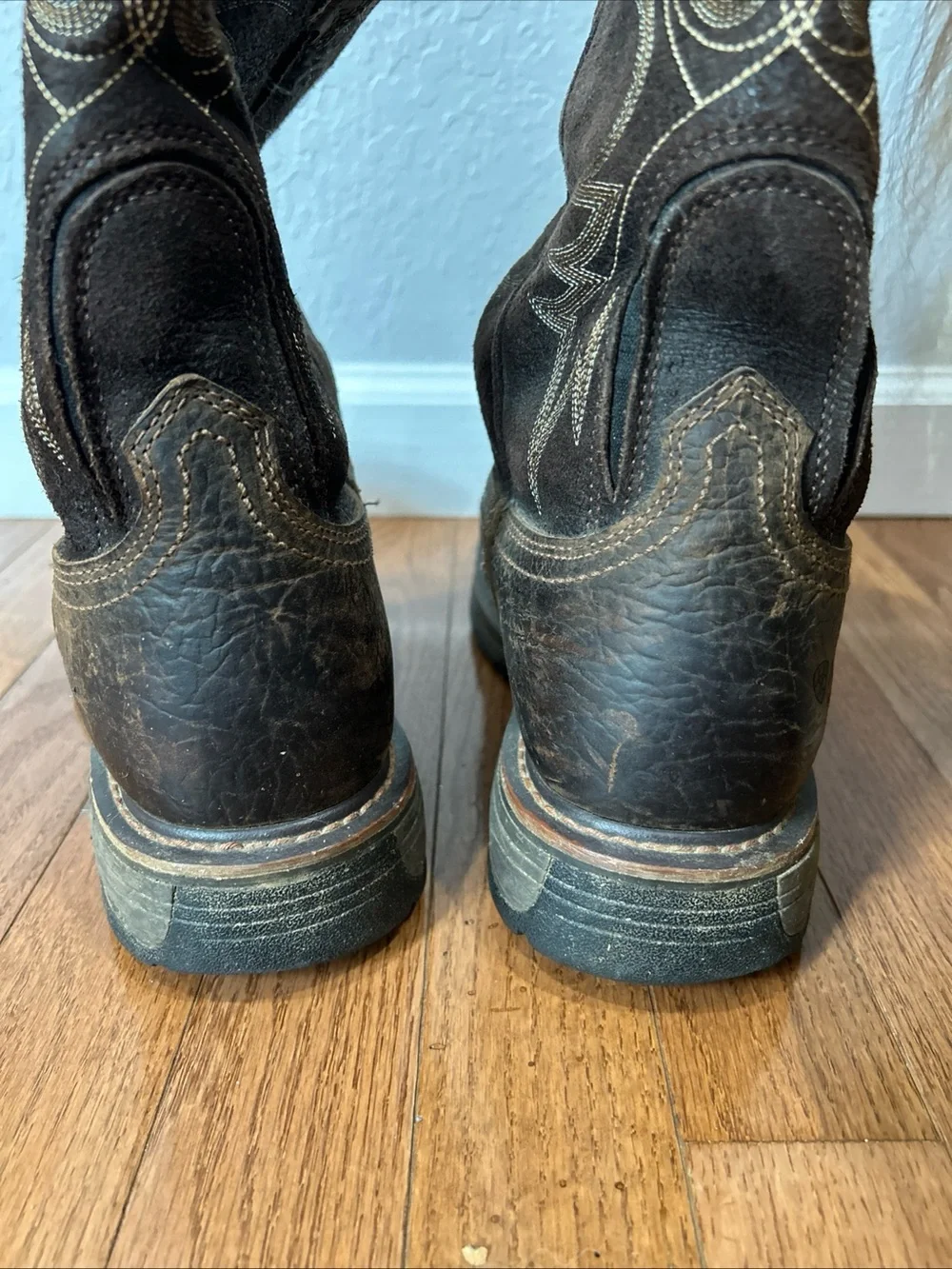 Ariat Workhog Work Boots Composite Toe Men’s Size 10 EE Brown